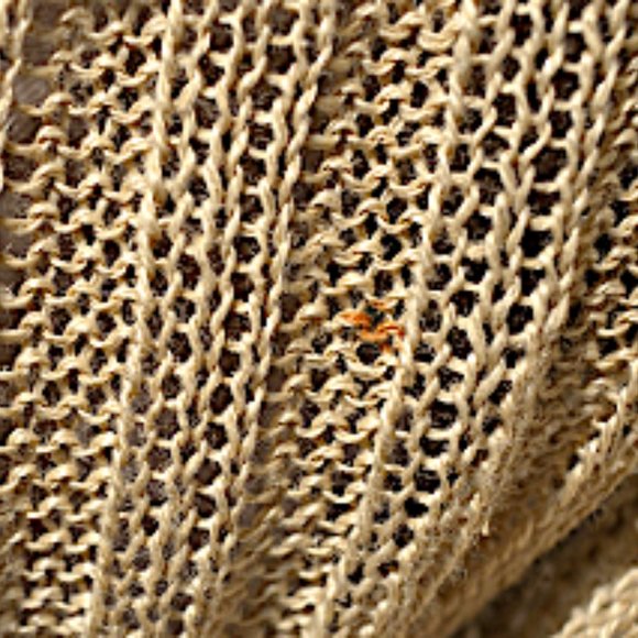 Vintage 80's Linen Knit Hourglass Cardi - Picture 5 of 7